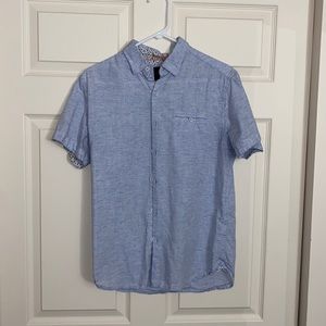 Mens Light Blue Button Up Shirt, Great Condition!